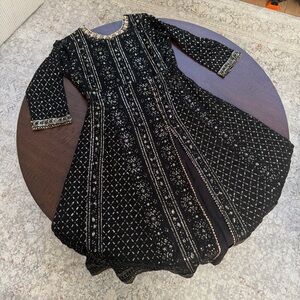 Elegant Black chikankari Dress